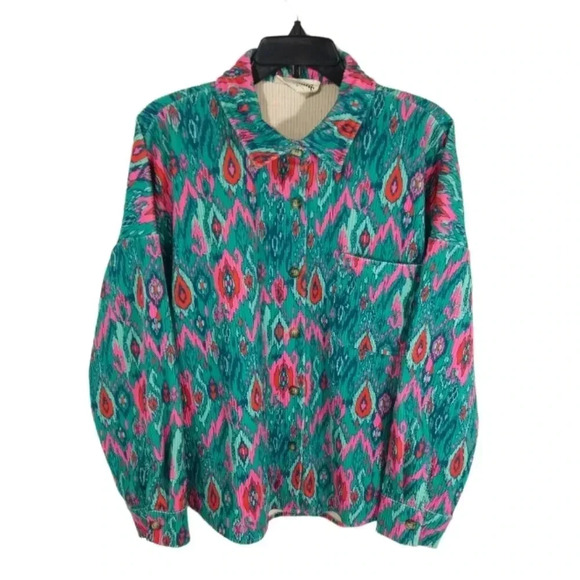 {Anthropologie} Savanna Jane Womens Button Up Courdoroy Shirt or Shacket - Picture 4 of 16